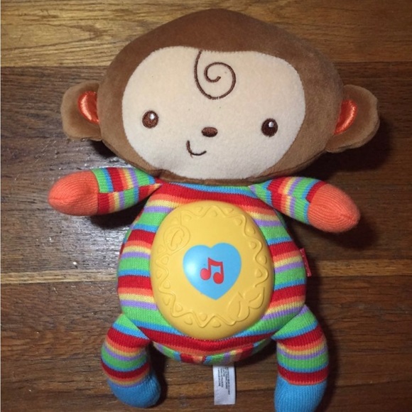 FisherPrice Toys Fisher Price Snugamonkey Plush Musical Light Up